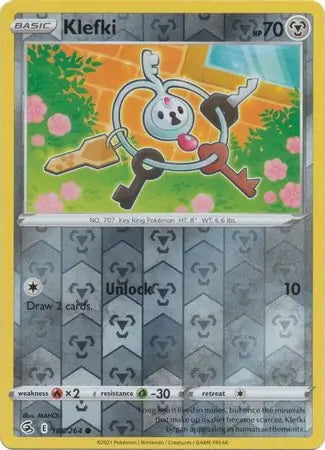 Fusion Strike Klefki #186/264 reverse holo